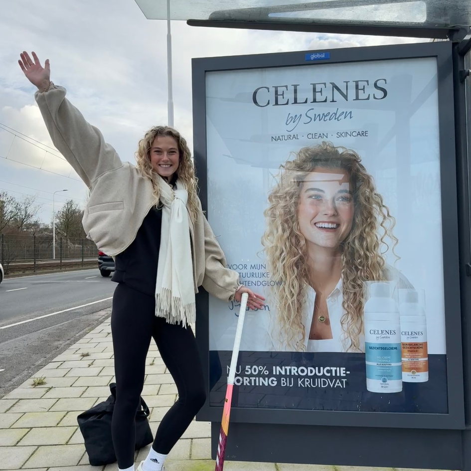 Yibbi Jansen × Celenes by Sweden campagnebeeld